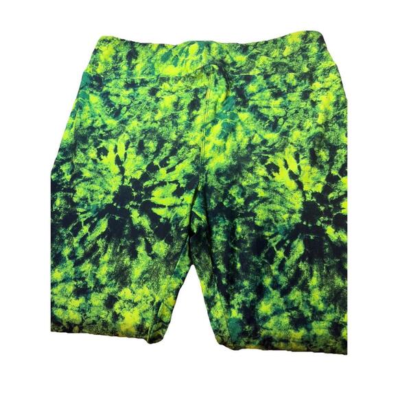 NWT LuLaRoe Tall & Curvy TC Neon Green Tie Dye Leggings Size (W 12-18) - Picture 3 of 5